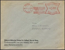 BM048. PROTECTORATE BOHEMIA MORAVIA COMMERCIAL COVER 1942