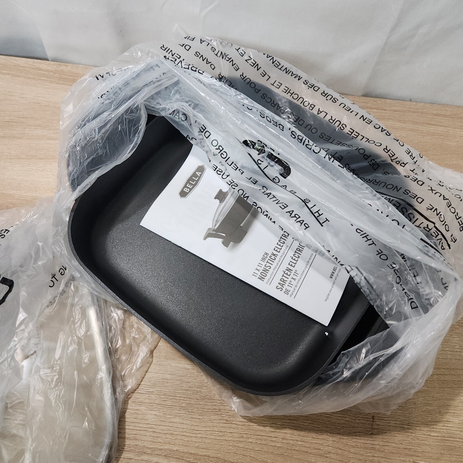 Open Bella 11″ x 11″ Non Stick Electric Skillet Frying Cooking Kitchen Appliance