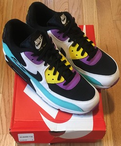 nike air max 90 black bright violet white
