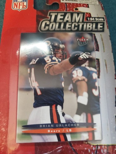Carta Fleer Collectibles Brian Urlacher 2003 pressofusa auto e calcio - Foto 4 di 4
