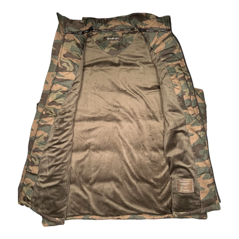 NEW Ariat Mens Concealed Carry Camo Vest XXL Tall Insulated Wind Water Resistant - Image 4 of 4