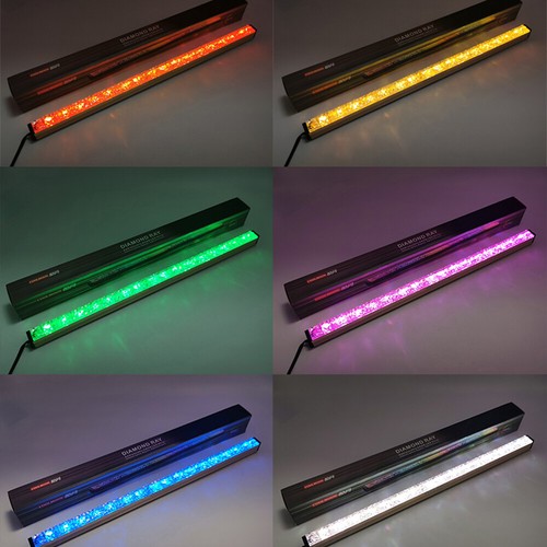 RGB PC Case LED Light Bar Magnetic Computer Lamp Strip Decor Small 4PIN +5V 3PIN - Picture 2 of 14