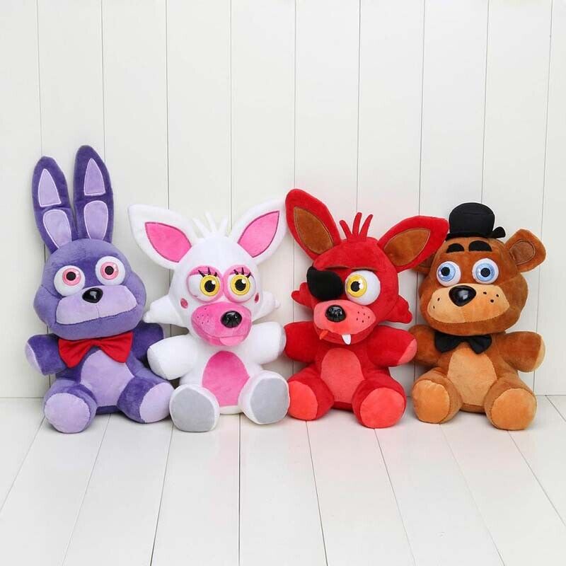 FNAF Nightmare Freddy Bear Foxy Bonnie Plush Toys Five Nights at Freddy's  Toy Soft Stuffed Animal Dolls