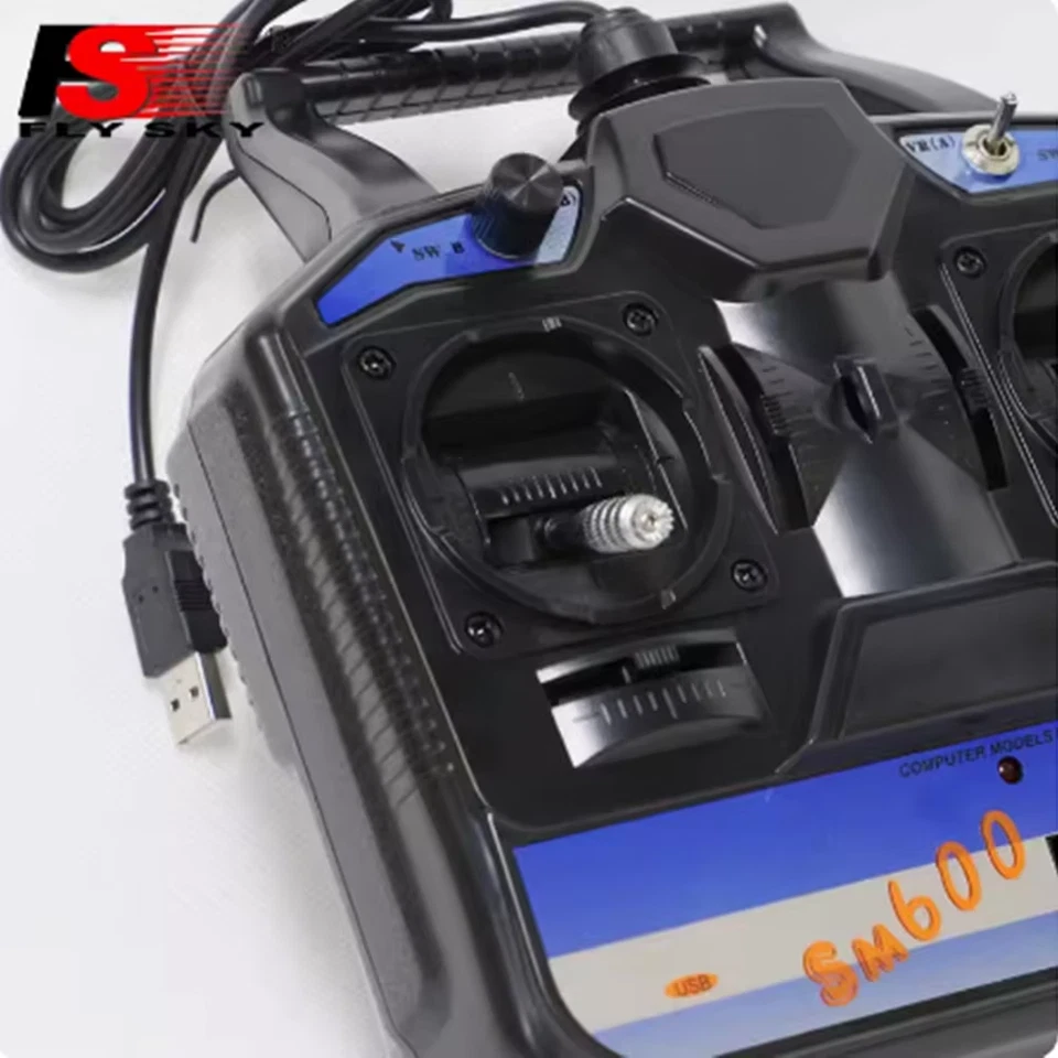 RC Simulator SM600 Flysky FS 6CH SM600 Simulator Support G6 G7 XTR FMS for 3D He - Image 4 of 4