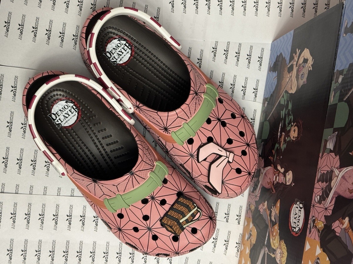 DEMON SLAYER CROCS NYCC Nezuko Sizes 3-11 IN HAND READY TO