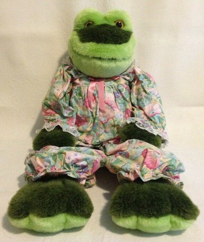 Rare Vintage Plush Creations Frog Plush 