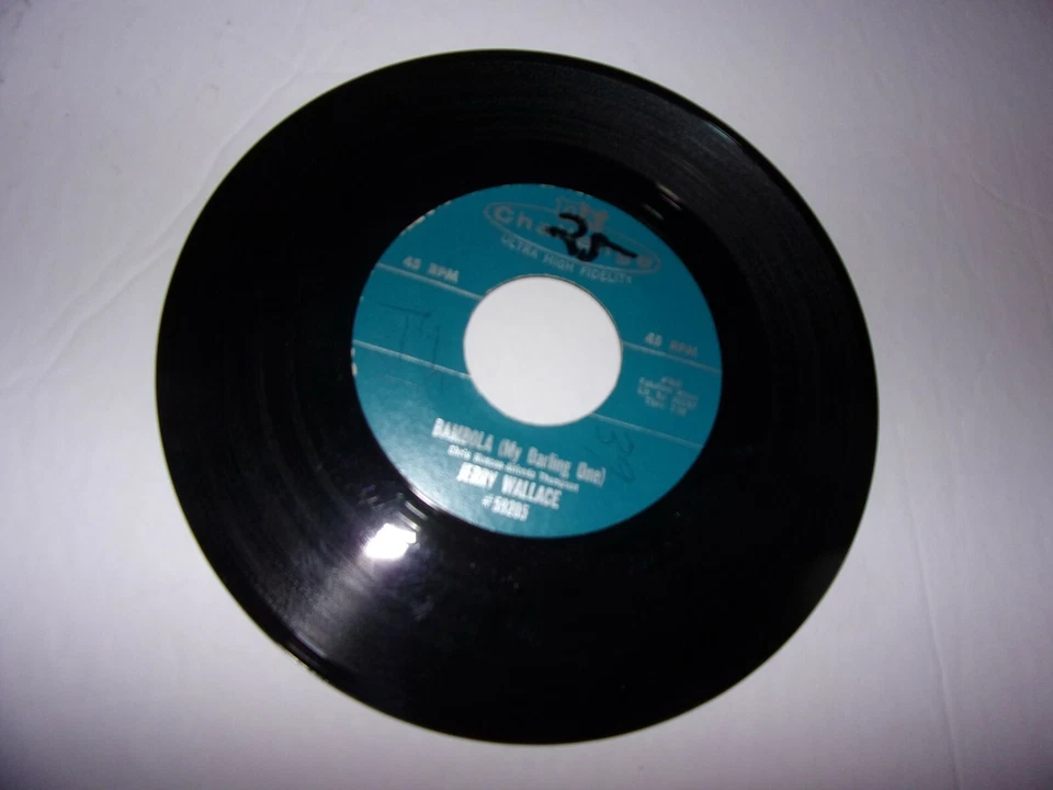 Jerry Wallace: Empty Arms Again / Bambola (My Darling One) 1963 VG+ - Image 2 of 2