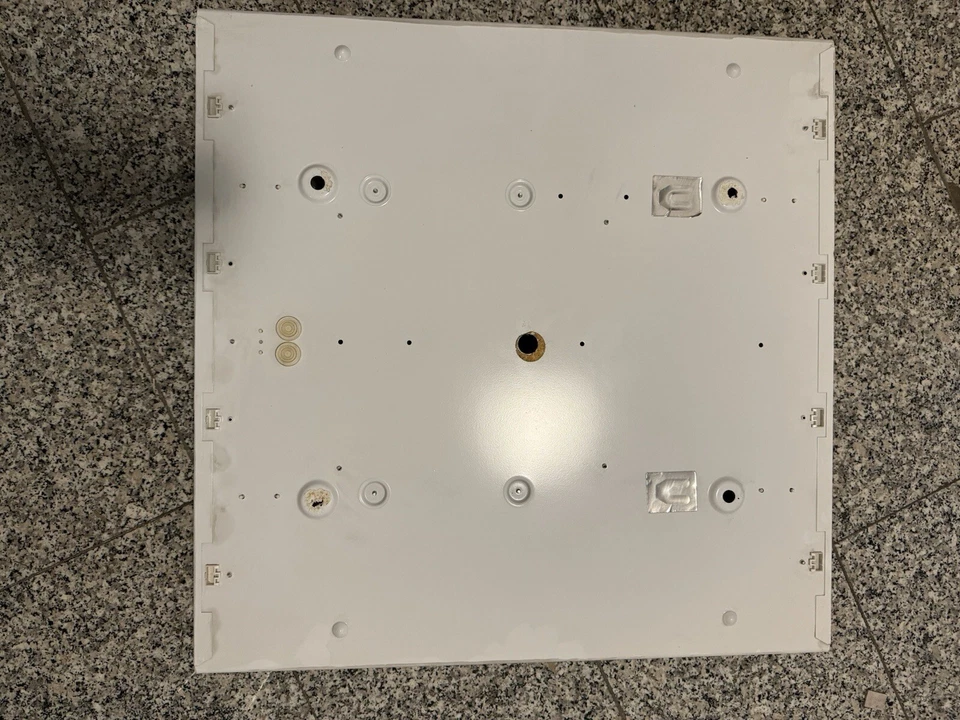 Deckenlampe für Büro mit 4 Leuchtstoffröhren in Weiß ca. 62 x 62 x 8 cm Höhe - Bild 4 von 4