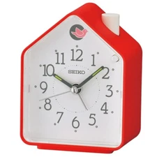 Seiko Beep 2 Bird song LumiBrite Sweep Snooze Light Bedside Alarm Clock QHP010R