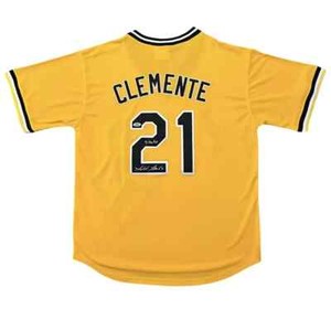 Roberto Clemente Jr. Signed Pittsburgh Pirates Throwback Jersey "9/30/72" (PSA)