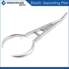 Dental Elastic Separating Plier Curved Orthodontic Instrument