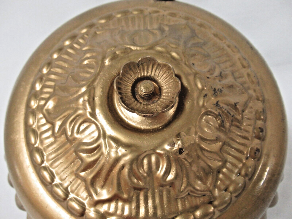 AA ANTIQUE CEILING MOTOR & COVER FOR VICTORIAN HANGING LIBRARY OIL LAMP