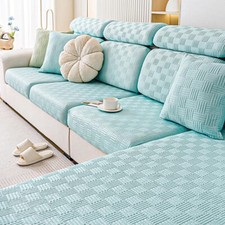 L Shape Couch Cushion Covers Stretch Washable 1 2 3 4 Seater Sofa Slipcovers New