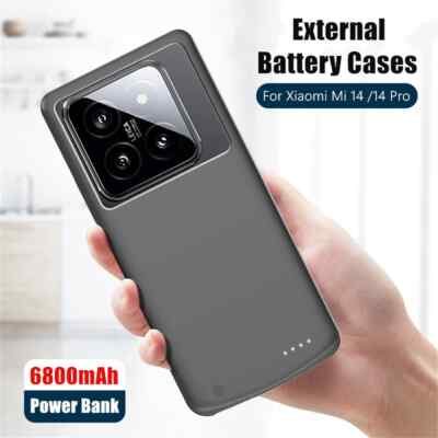 6800mAh Battery Charger Case For Xiaomi Mi 14 Pro/Xiaomi 14 External Power Bank