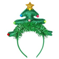 Christmas Tree Headband Festive Xmas Antlers Headbands for Adults Children