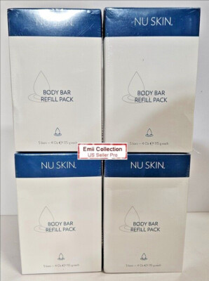 Nu Skin Nuskin Body Bar Refill Pack Soap Free 4 oz (5 Bars) Box