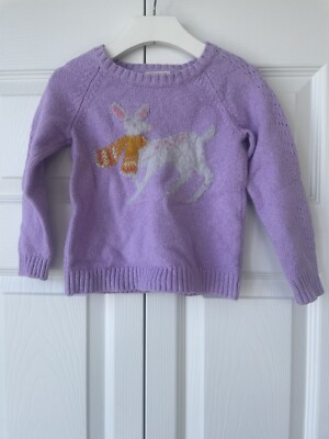 Girls light Purple fluffy Deer sweater Girls Sz 4 Fashion Deals Sales Bargains