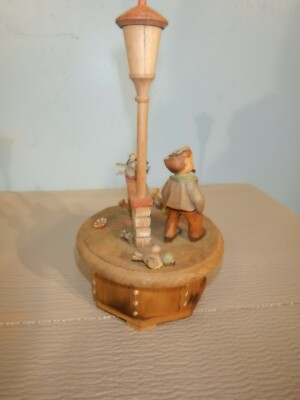 Vintage Music Boxes Thorens Anri Child & Birds Do Re Mi