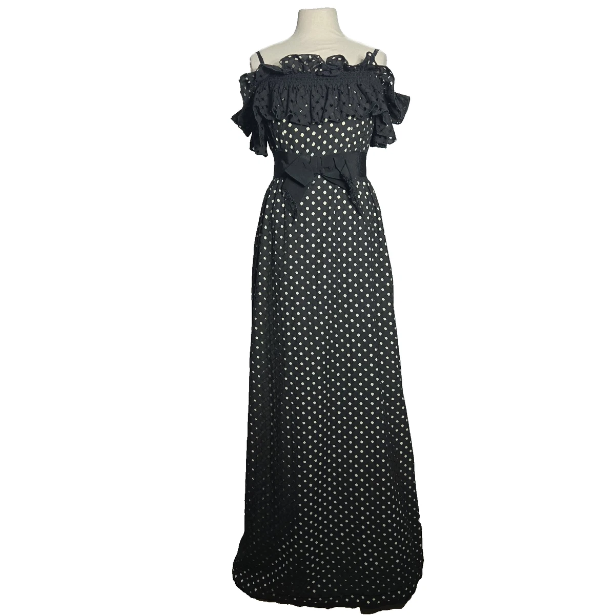beige dress women nearby Black Lace Gown with Open Back and Long Sleeves main image 0