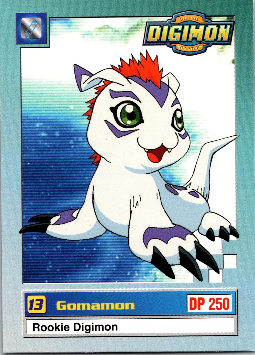 13 Gomamon 16 of 34 Rookie Digimons 2000 Digimon CCG Card NM