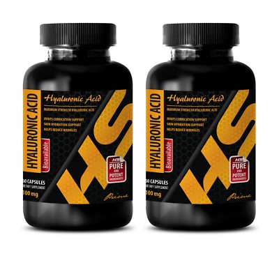 bone strength - HYALURONIC ACID 100MG - MAX STRENGTH - 2B - skin supplement