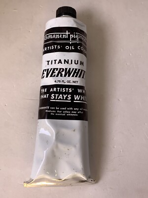 Permanent Pigments Titanium EverWhite White Oil Paint Tube 4.75 fl oz new