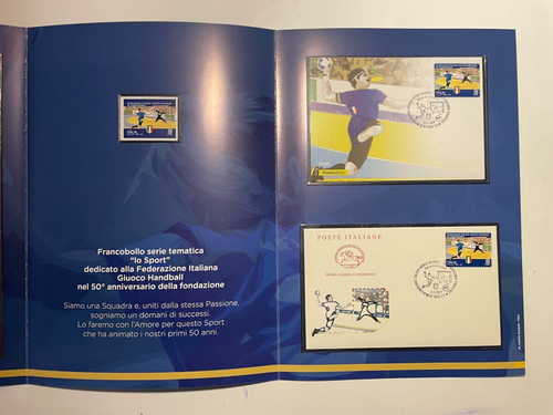 2019 Italy Philatelic Folder Italian Handball - Picture 3 of 4