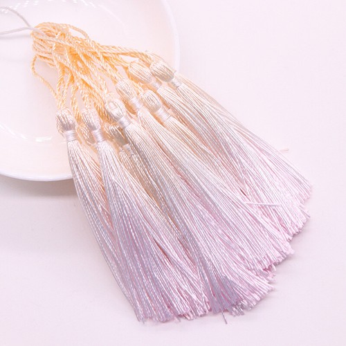 8X Gradient Fringe Tassel Sewing Accessory Hanging Crafts Trim Pendant Bookmark - Picture 16 of 26