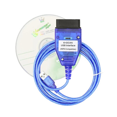 Für BMW Inpa K+Dcan OBD2 Kabel FTDI FT232RL Chip mit Schalter DEU.'