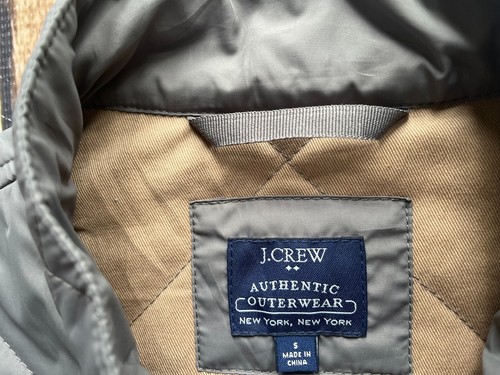 J.CREW AUTHENTIC OUTERWEAR QUILTED MILITARY BARN JACKET MENS SMALL EXCELLENT - Picture 5 of 11