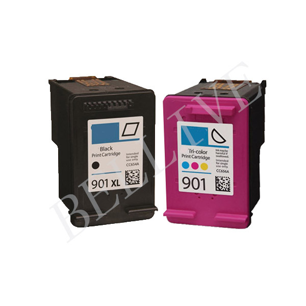 2 CARTUCCCE RIGENERATO PER HP 901XL OfficeJet J4580 J4524 J4624 J4500 J4680 BL