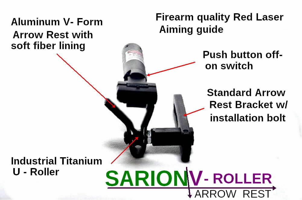 NEW  SARION V - Forma with RED LASER  Arrow Rest
