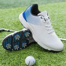 Men Golf Shoes Comfortable Golfing Footwears Non Slip Lightweight Gym Sneakers
