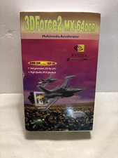 3D Force2 MX-64 DDR NVIDA Multimedia Accelerator 2nd gen GPU