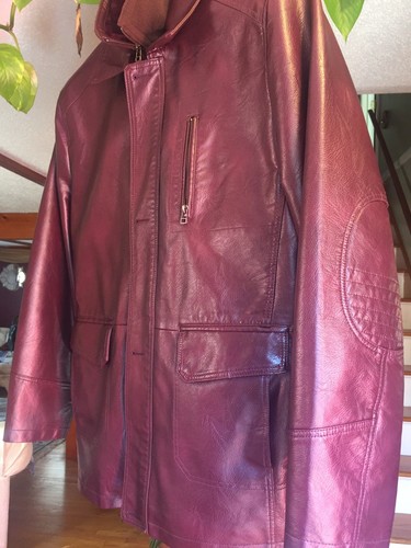 Men Leather Jacket Vella Design Lined 