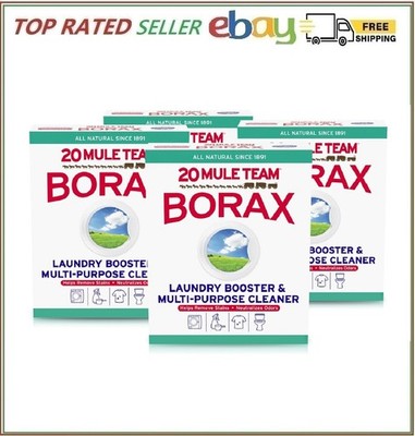 20 Mule Team Detergent Booster - 65oz ( Pack of 4 ) Free Shipping only USA
