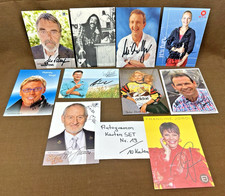 Konvolut 10 Stück  Autogrammkarten/Original ...