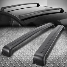 For 20-24 Tesla Y Pair Black Aluminum Roof Rack Rail Cross Bar Cargo Carrier