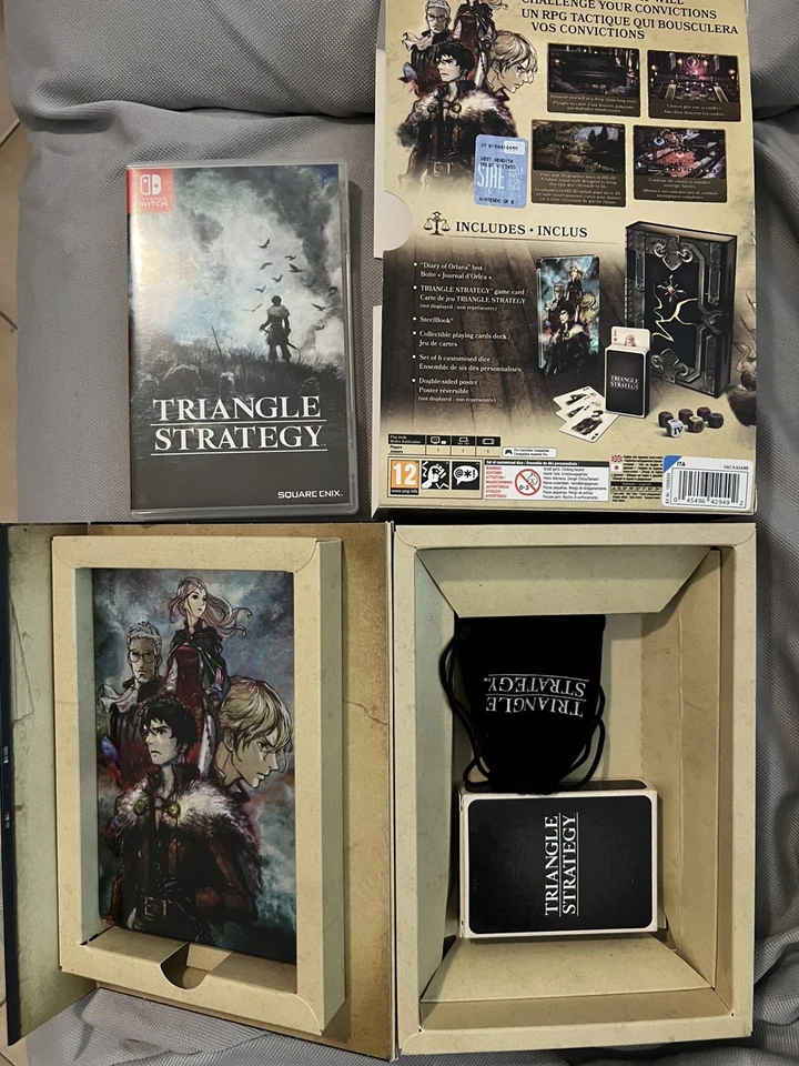 TRIANGLE STRATEGY TACTICIAN'S COLLECTOR'S LIMITED EDITION NINTENDO SWITCH PAL EU, foto 3 di 3