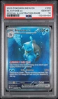 2023 POKEMON EN-151 #170, #171, #200 SQUIRTLE, WARTORTLE, BLASTOISE EX PSA 10