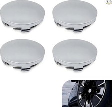 4 PCS Wheel Center Caps, Snap-in Wheel Rim Hub Cap, OD 60MM/2.36In ID 56MM/2.2II