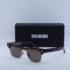 Cutler and Gross CG1332S 002 Dark Havana/Brown 53-19-145 Sunglasses New Authe...