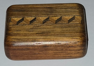 Vintage Schnupftabakdose mit Holzintarsien, Wilsons of Sharrow