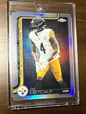 2025 Topps Chrome DK Metcalf Lightboard Super short print SSP pack fresh
