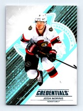 #5 2024-25 Upper Deck Credentials ] Josh Norris Ottawa Senators