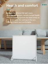 800W Electric Infrared Space Heater Wall Mounted Panel Radiator PTC Home Warmer