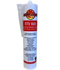 RTV High Temp BBQ Smoker Sealer Gasket Adhesive 10 oz Cartridge 600 F - Red 