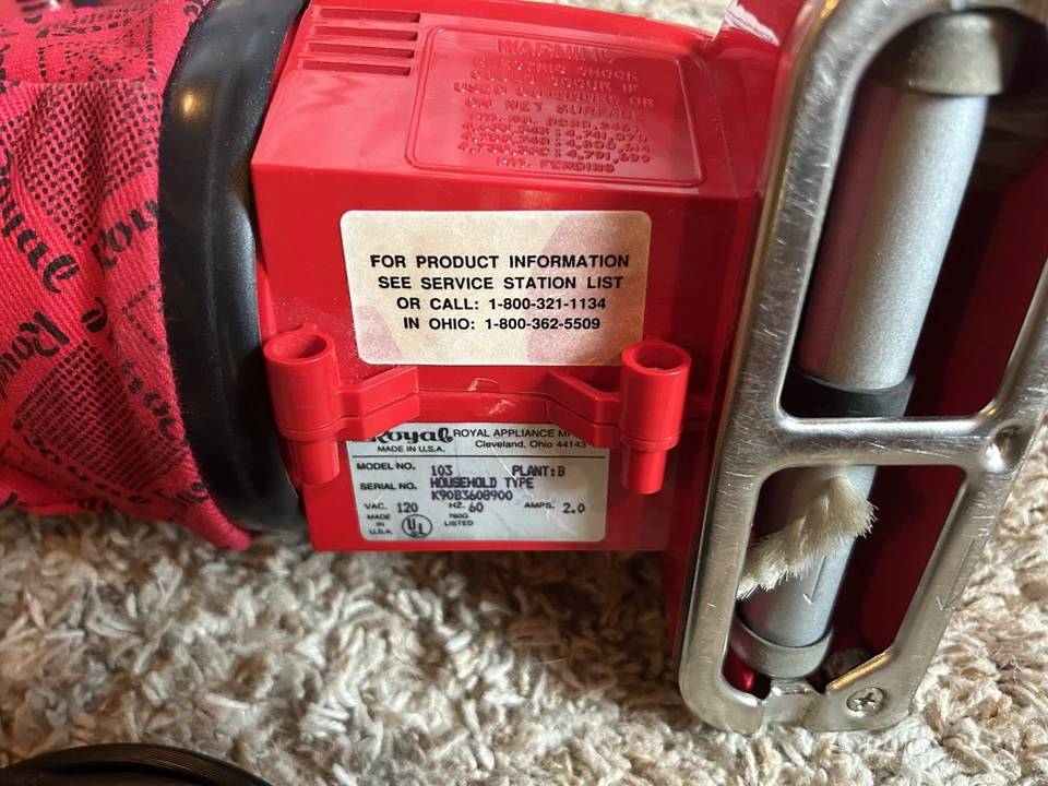 Royal Dirt Devil Hand Vacuum Cleaner Model 103 With Attachments, 3 Bags, In Box - Image 3 of 4