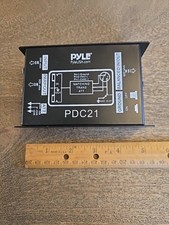 Pyle Pro PDC21 Direct Injection Audio Box Black XLR 3-Pin See All Pics And Descr