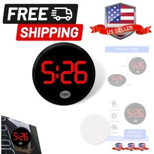 Car Digital Dashboard Clock, LED Time Luminous Touch High Definition Clock, R...